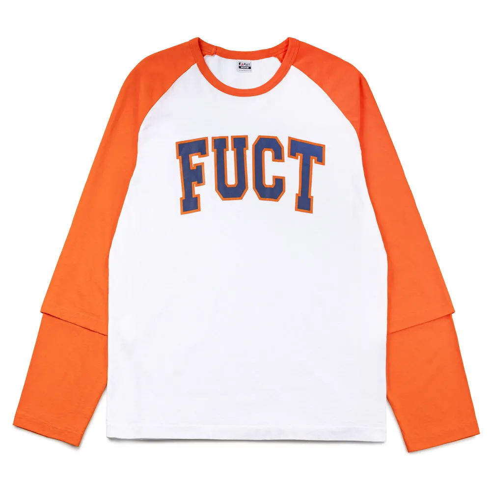 Double Sleeve Baseball L/S Tee | Orange