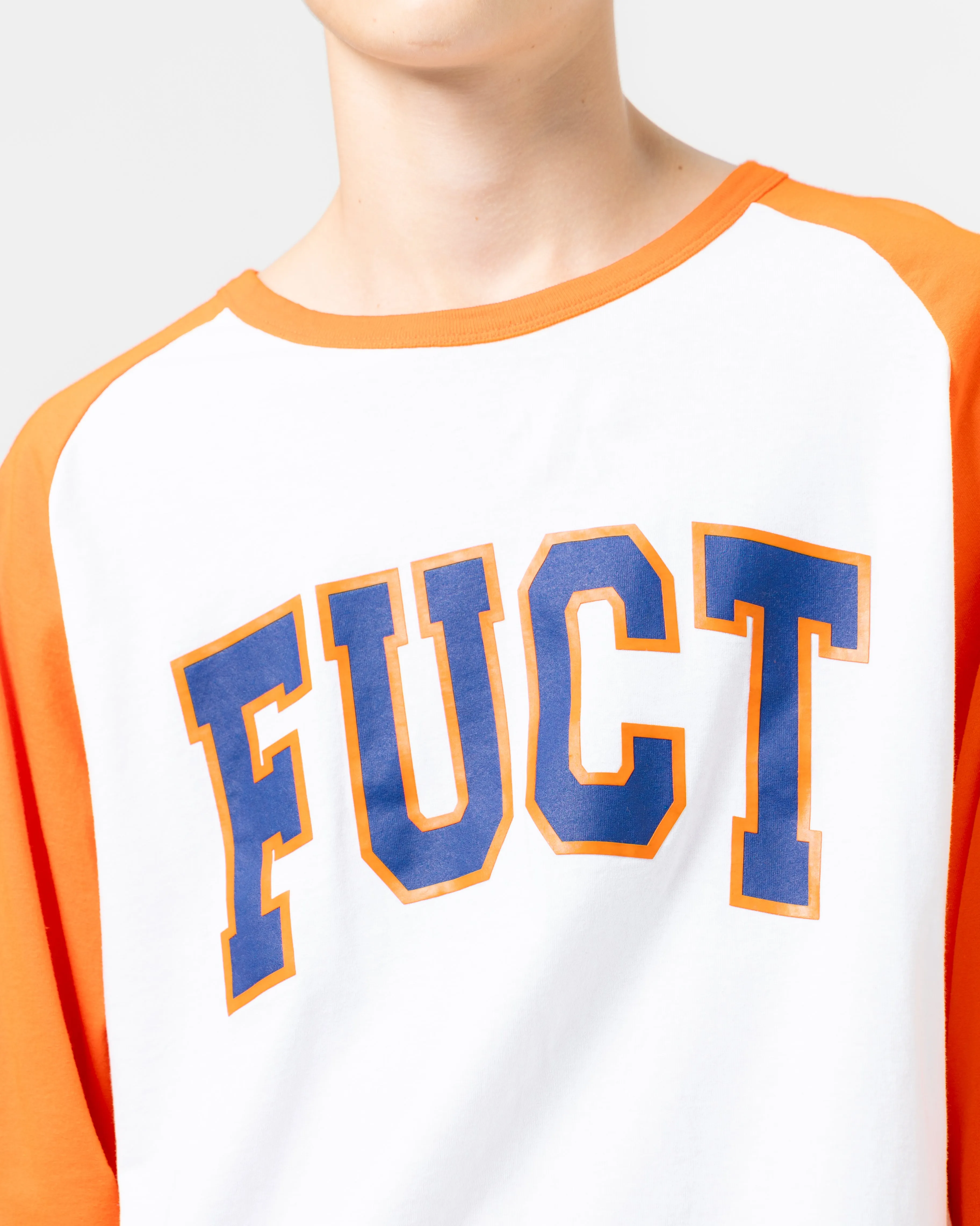 Double Sleeve Baseball L/S Tee | Orange