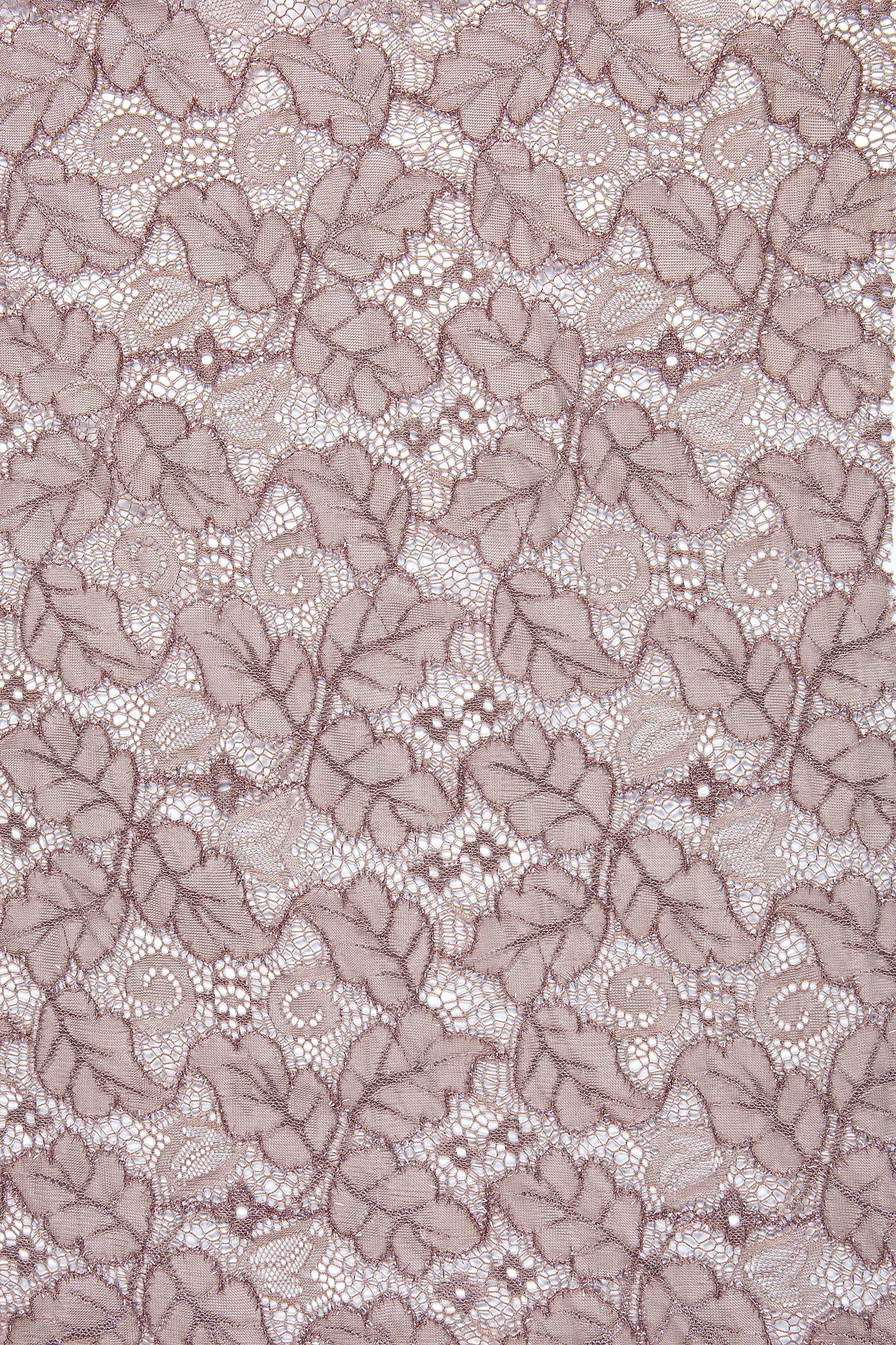Durham Style Leaf Design Embroidered Fabric