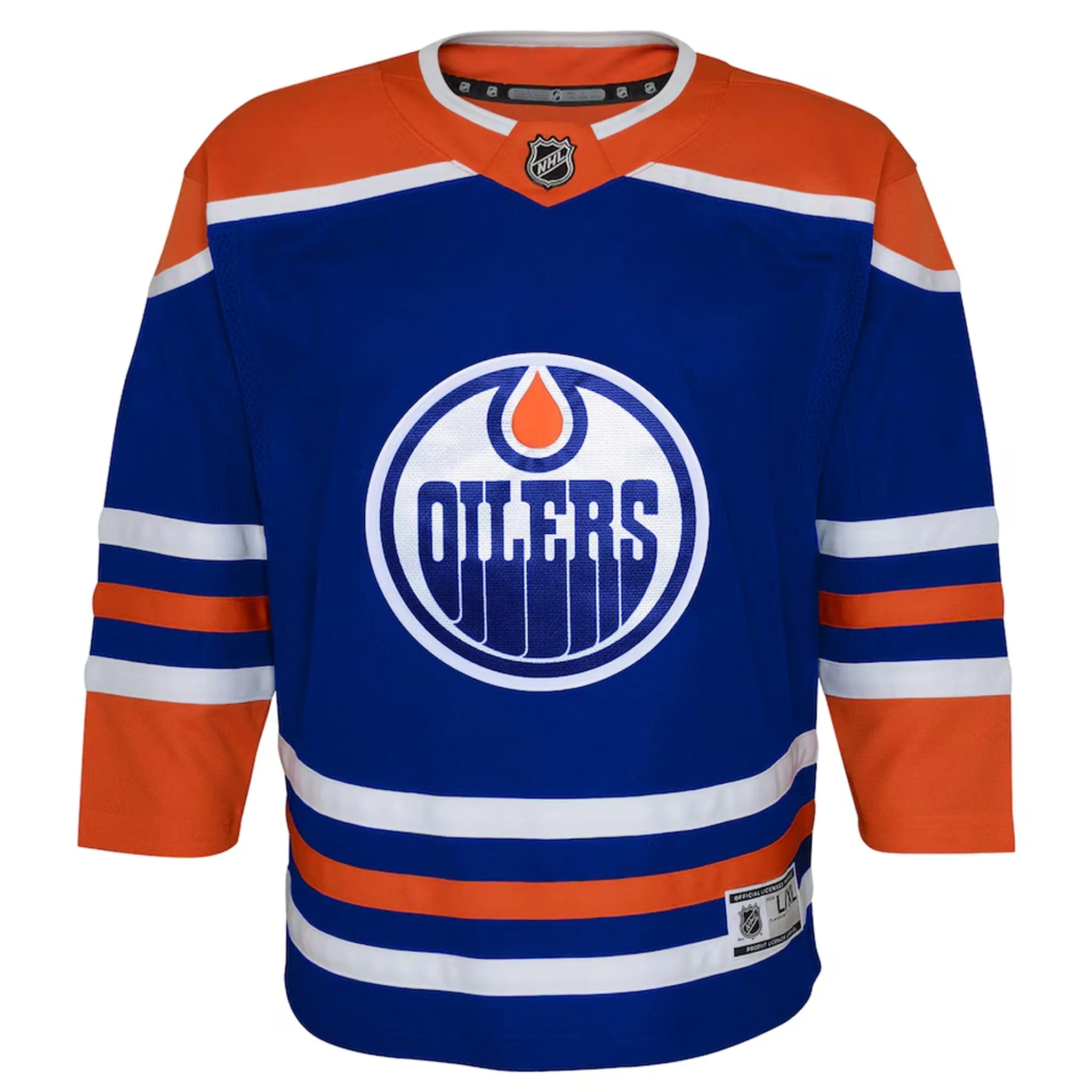 Edmonton Oilers Home Outer Stuff Replica Youth Jersey