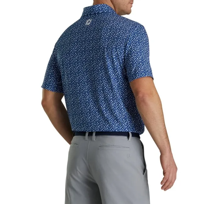 FootJoy Men's Lisle Tossed Tulips Self Collar