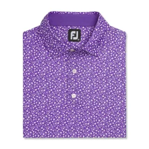 FootJoy Men's Lisle Tossed Tulips Self Collar