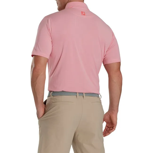 FootJoy Men's Micro Feeder Stripe Lisle Self Collar