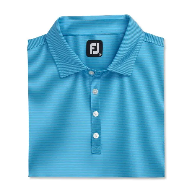 FootJoy Men's Micro Feeder Stripe Lisle Self Collar