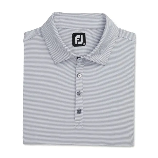 FootJoy Men's Micro Feeder Stripe Lisle Self Collar