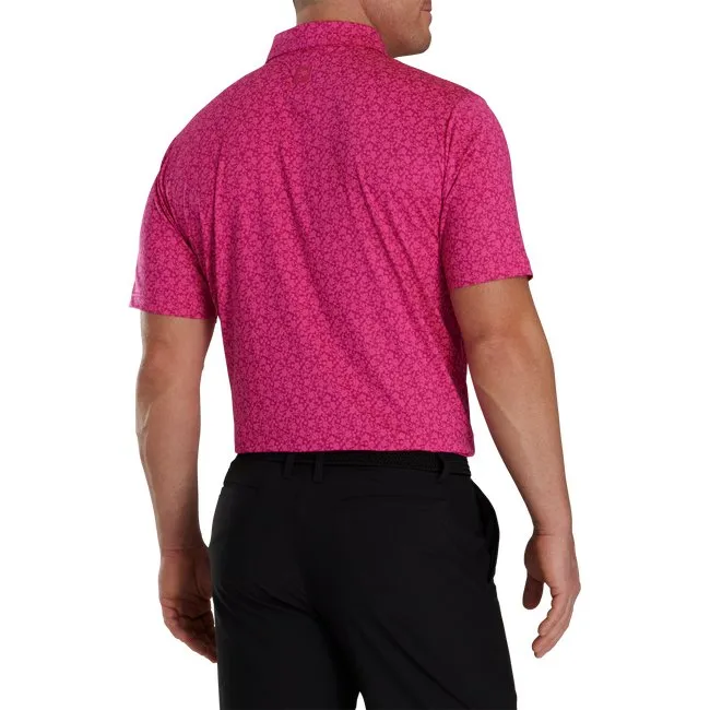 FootJoy Men's Painted Floral Lisle Self Collar