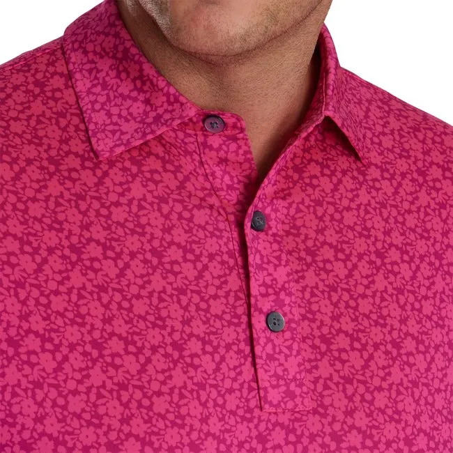 FootJoy Men's Painted Floral Lisle Self Collar