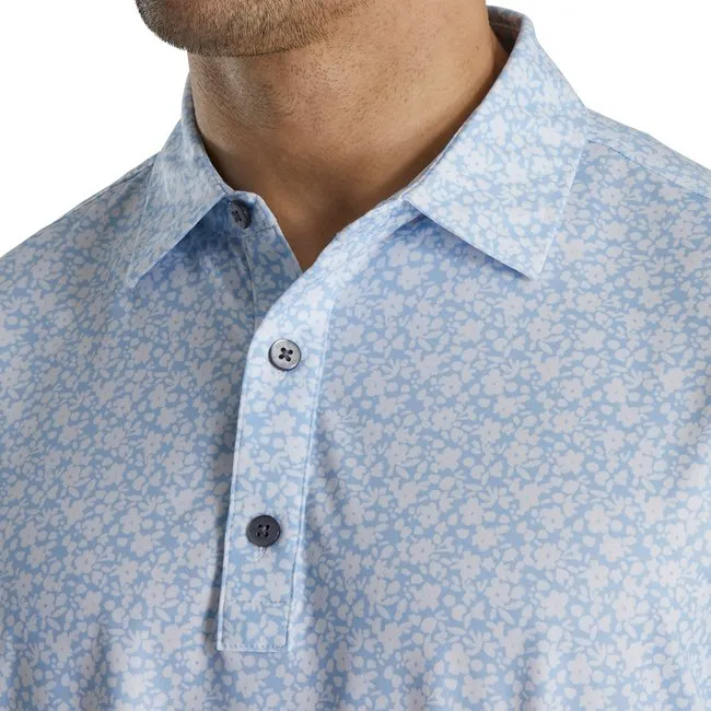 FootJoy Men's Painted Floral Lisle Self Collar