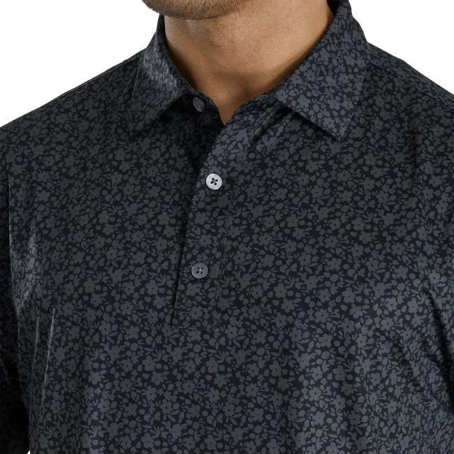 FootJoy Men's Painted Floral Lisle Self Collar