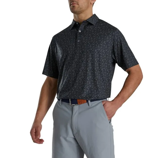 FootJoy Men's Painted Floral Lisle Self Collar