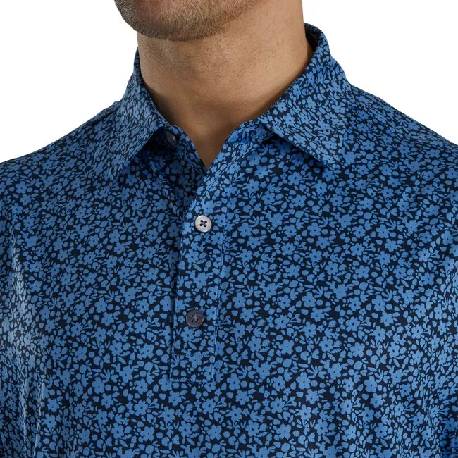 FootJoy Men's Painted Floral Lisle Self Collar