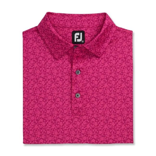 FootJoy Men's Painted Floral Lisle Self Collar