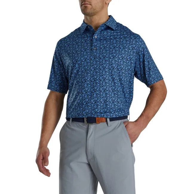 FootJoy Men's Painted Floral Lisle Self Collar
