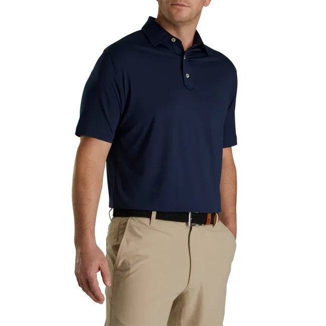 FootJoy Men's Solid Lisle Set On Placket