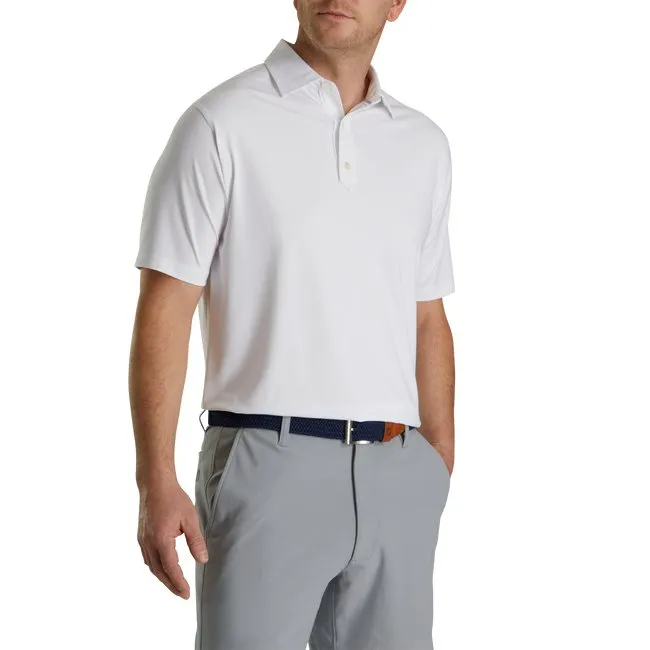 FootJoy Men's Solid Lisle Set On Placket