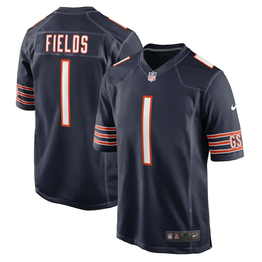 Game Jersey Chicago Bears Justin Fields
