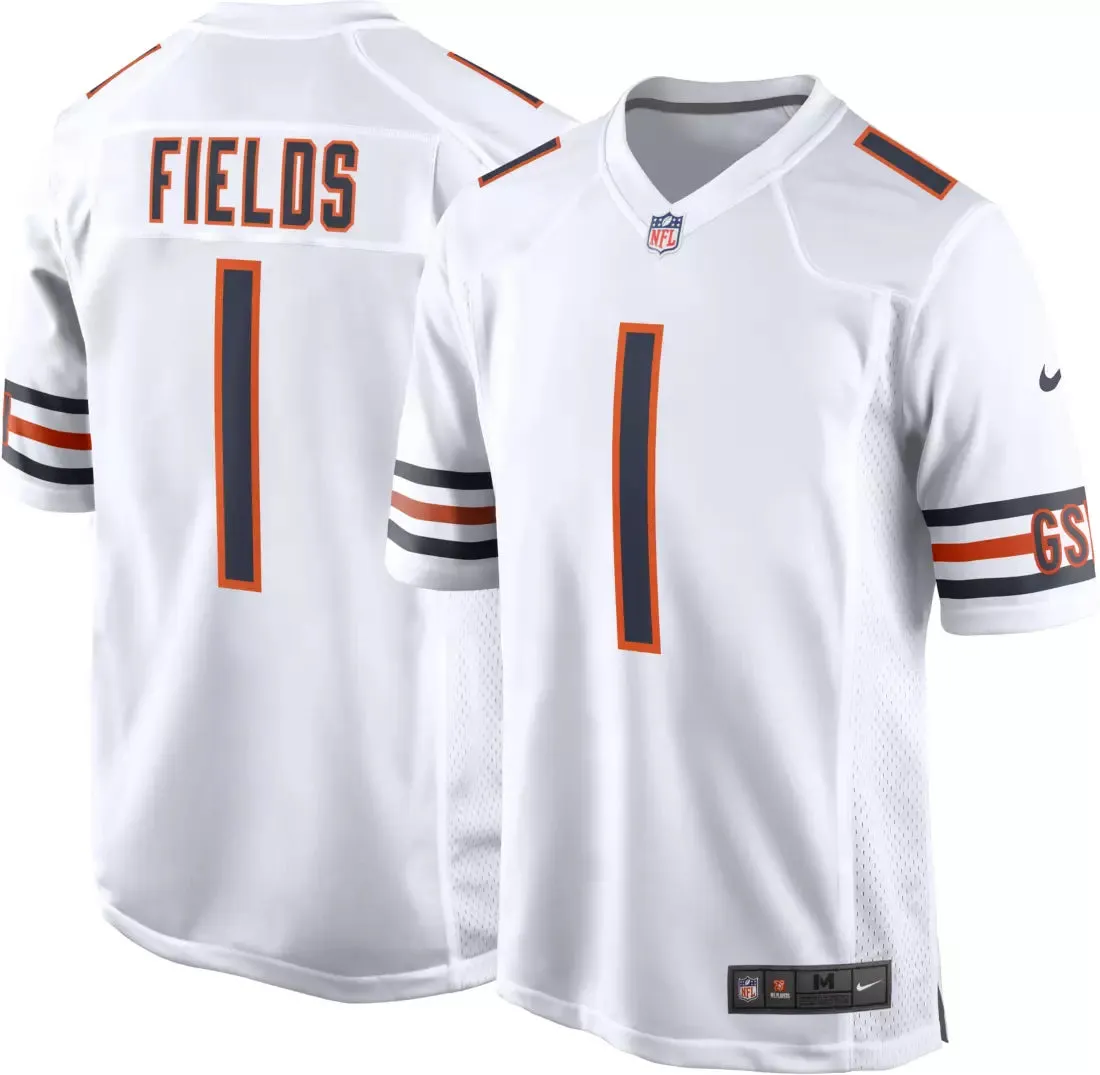 Game Jersey Chicago Bears Justin Fields