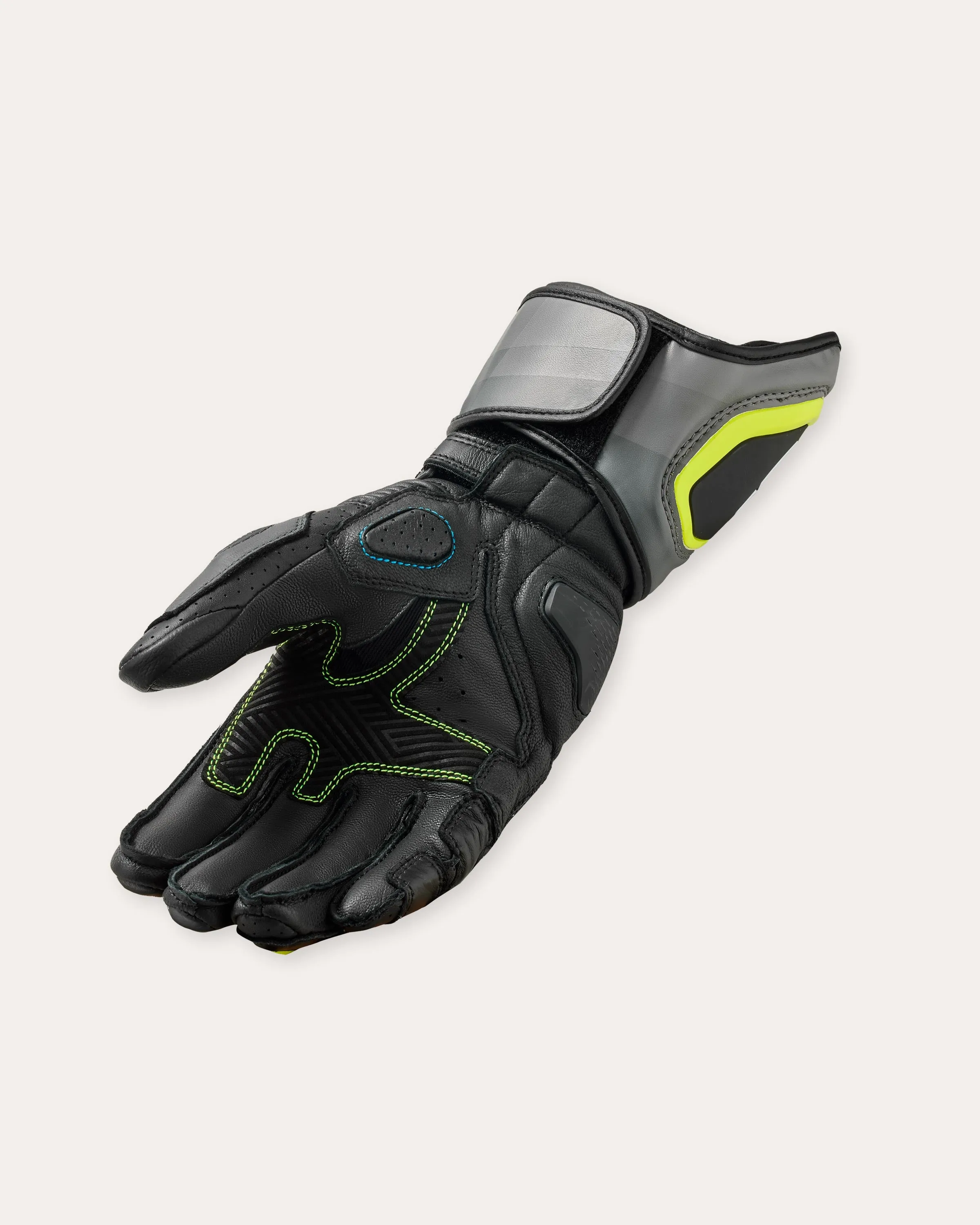 Gloves Quantum 3 | Grey-Neon Yellow