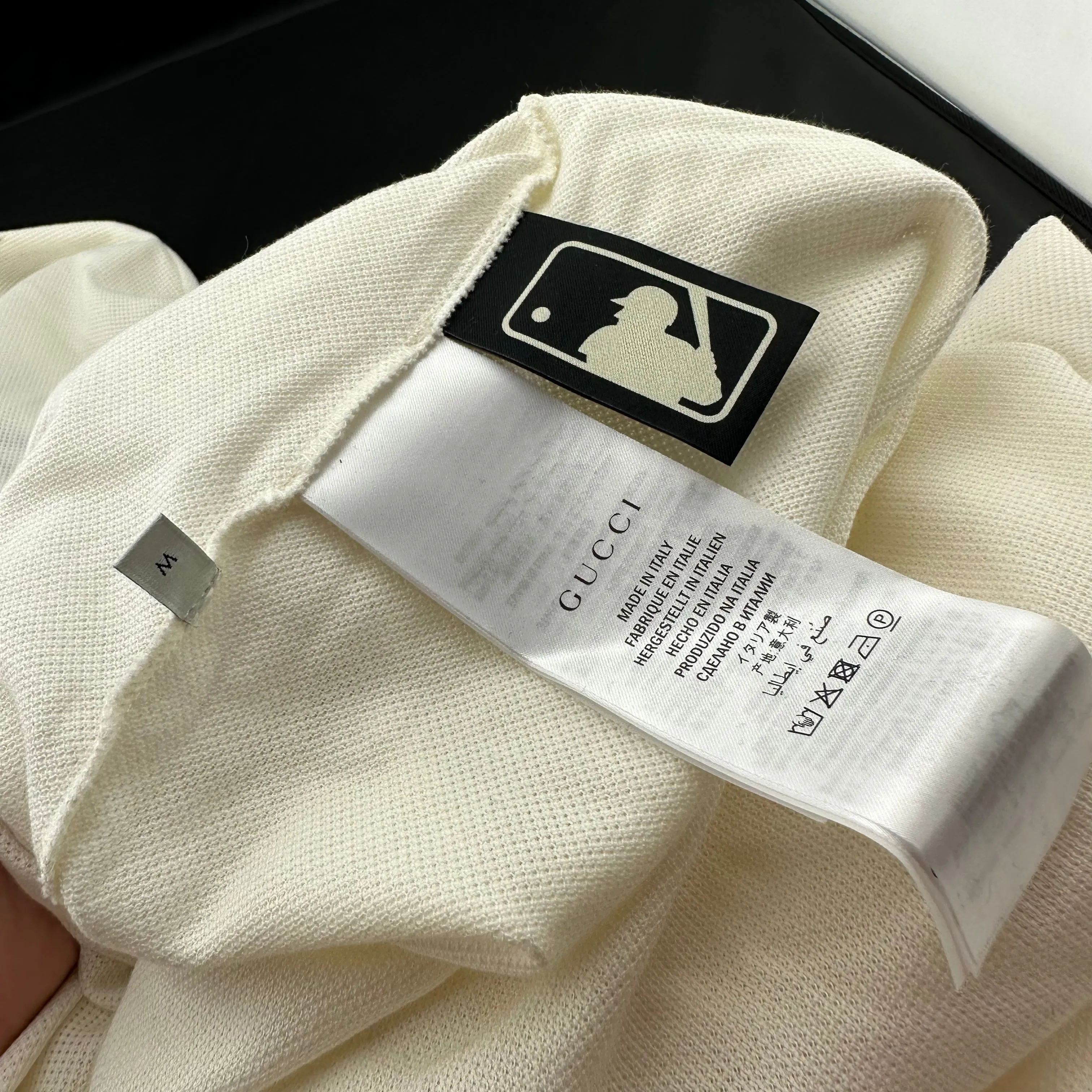 Gucci x MLB NY Yankees Short Sleeved Polo Shirt