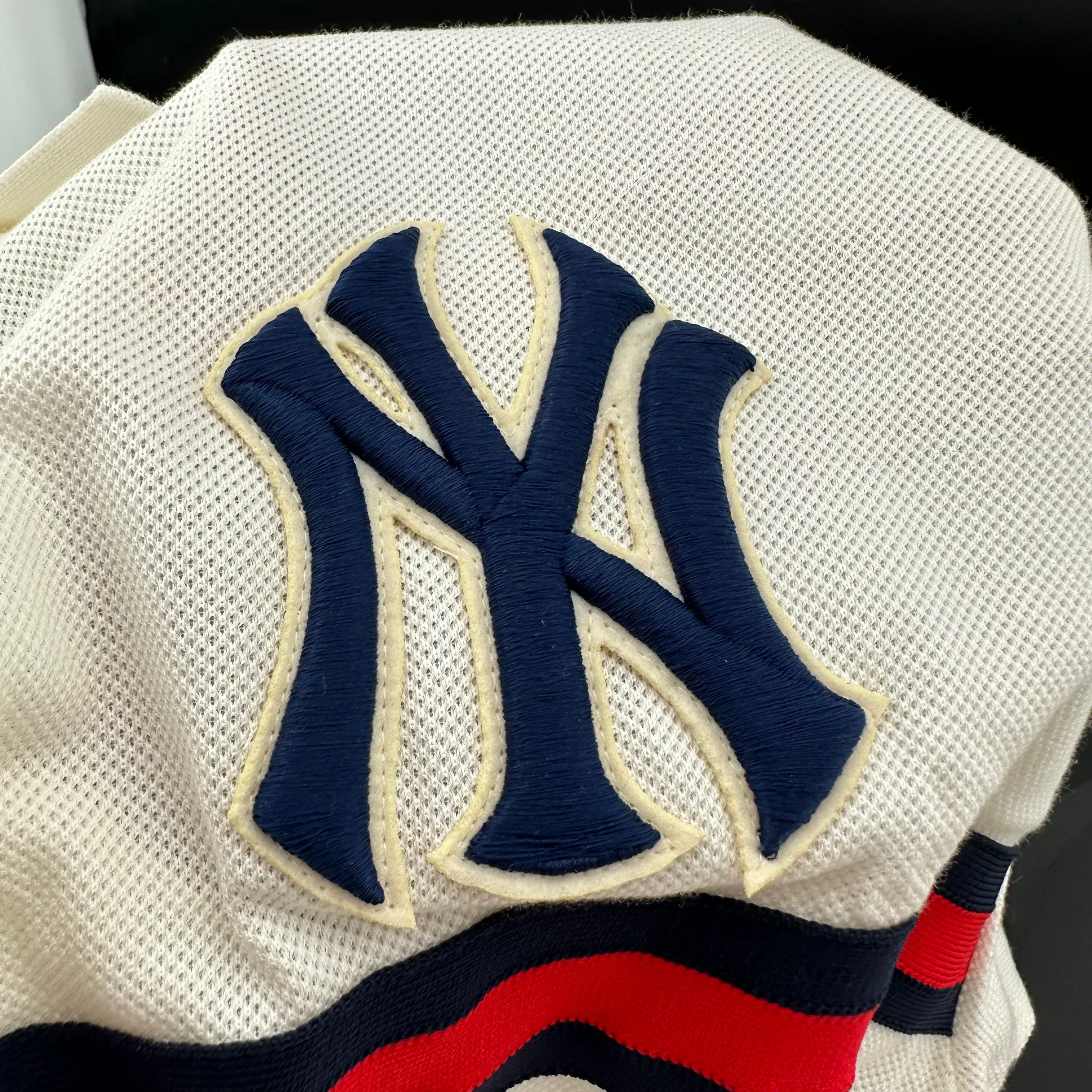 Gucci x MLB NY Yankees Short Sleeved Polo Shirt