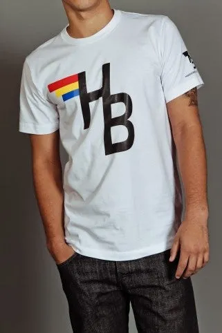 HB FLAG MEN'S T - WHITE