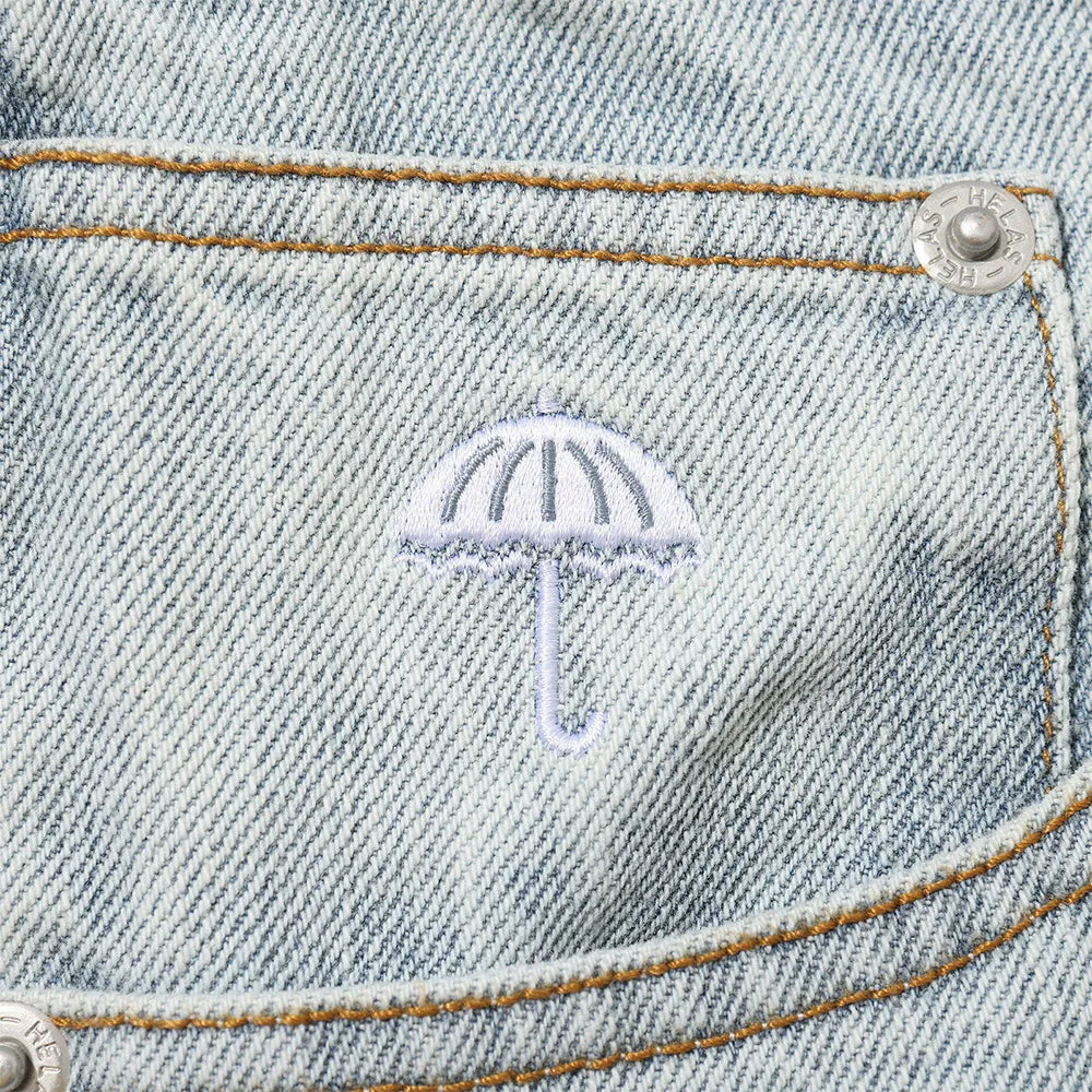 Hélas Dieu Grec Jeans Short Light Blue