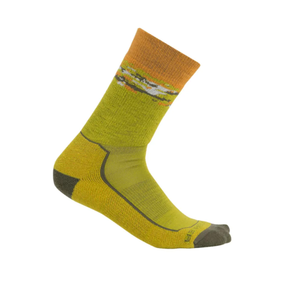 Icebreaker Mens Hike  Medium Crew Sedimentary
