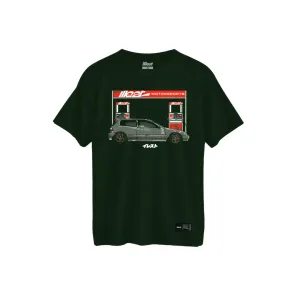 ILLEST FILLING STATION TEE - FOREST GREEN