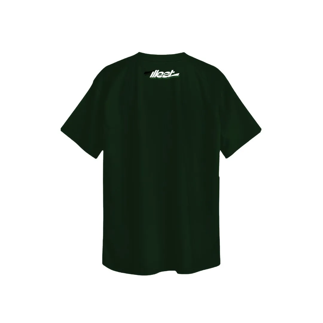 ILLEST FILLING STATION TEE - FOREST GREEN