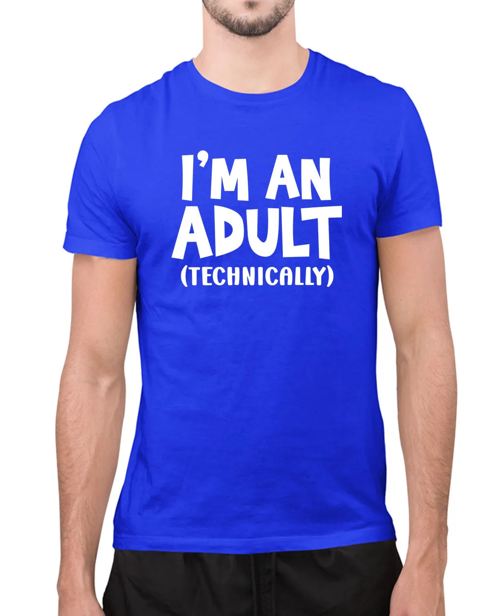 I'm an adult technically t-shirt, funny novelty t-shirt