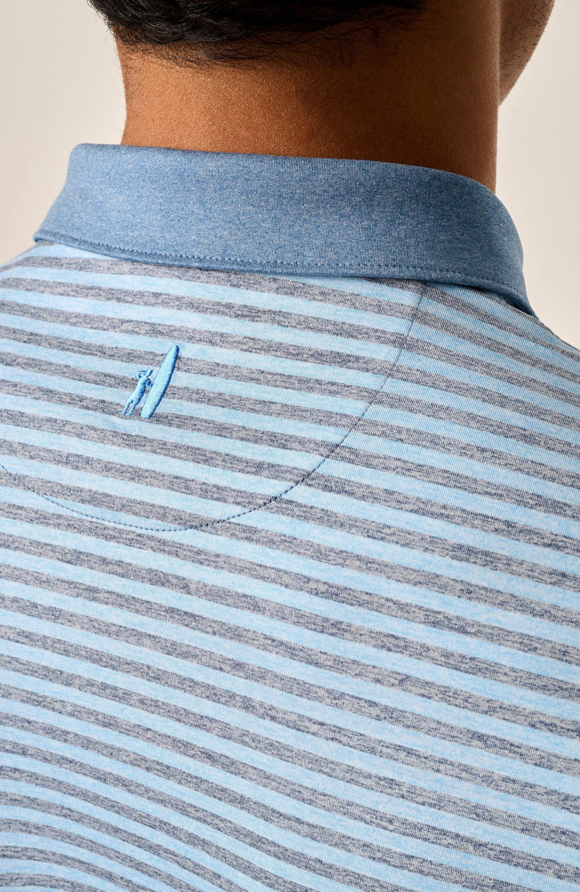 Johnnie-O - Performance Jersey Polo - Gibbons Stripe