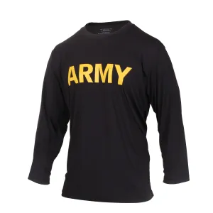 Long Sleeve Army PT Shirt