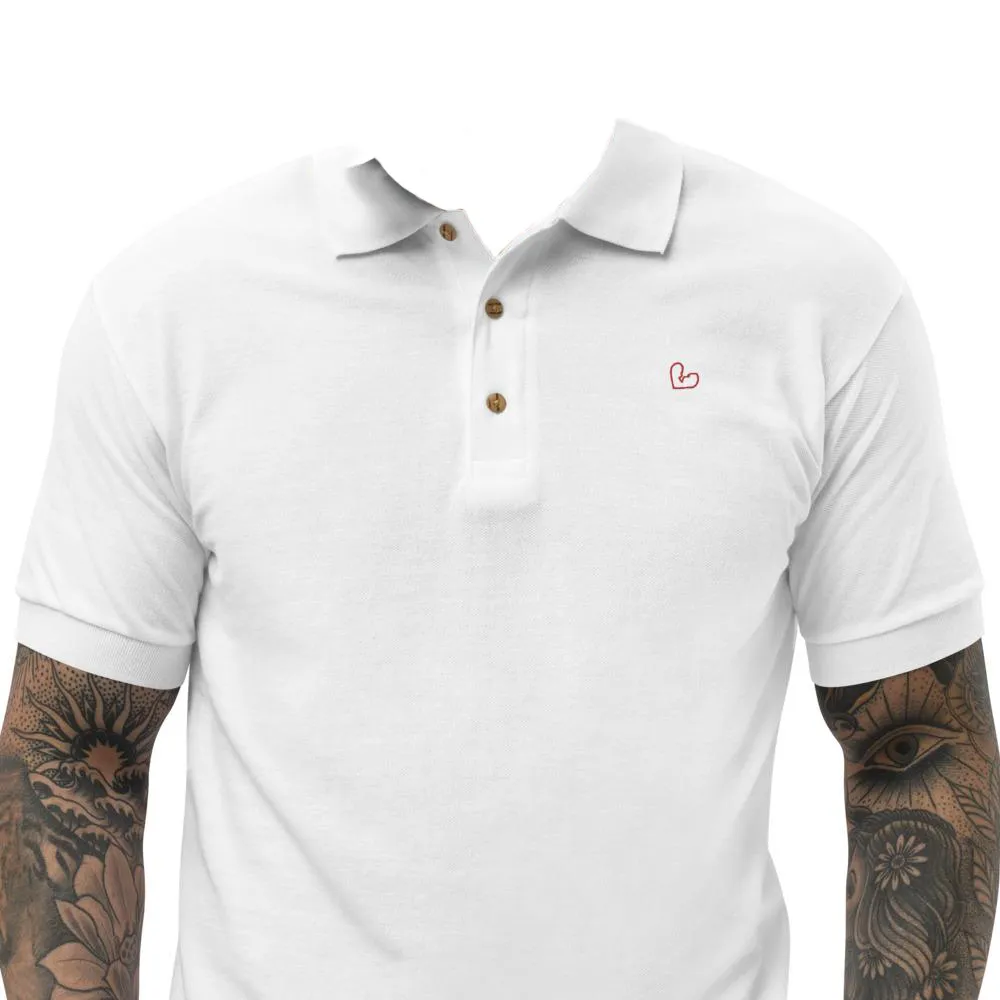 LOVER'S LANE EMBROIDERED POLO