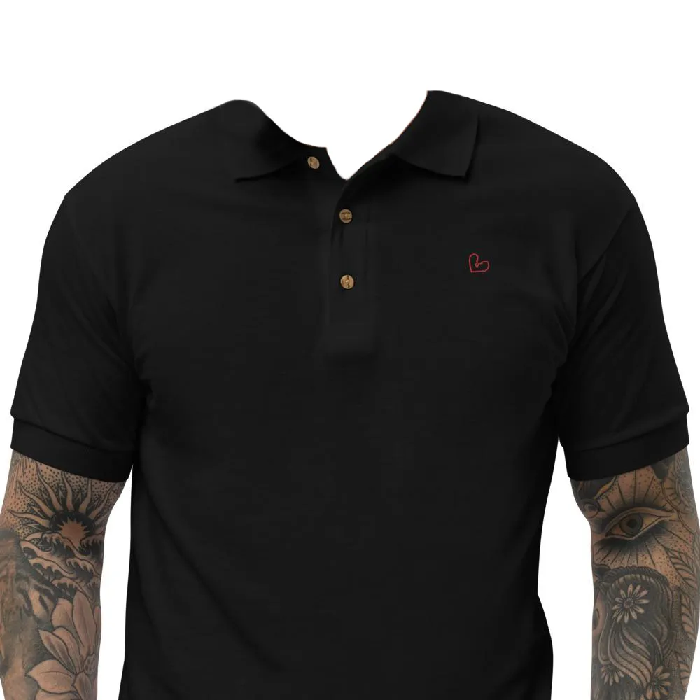 LOVER'S LANE EMBROIDERED POLO