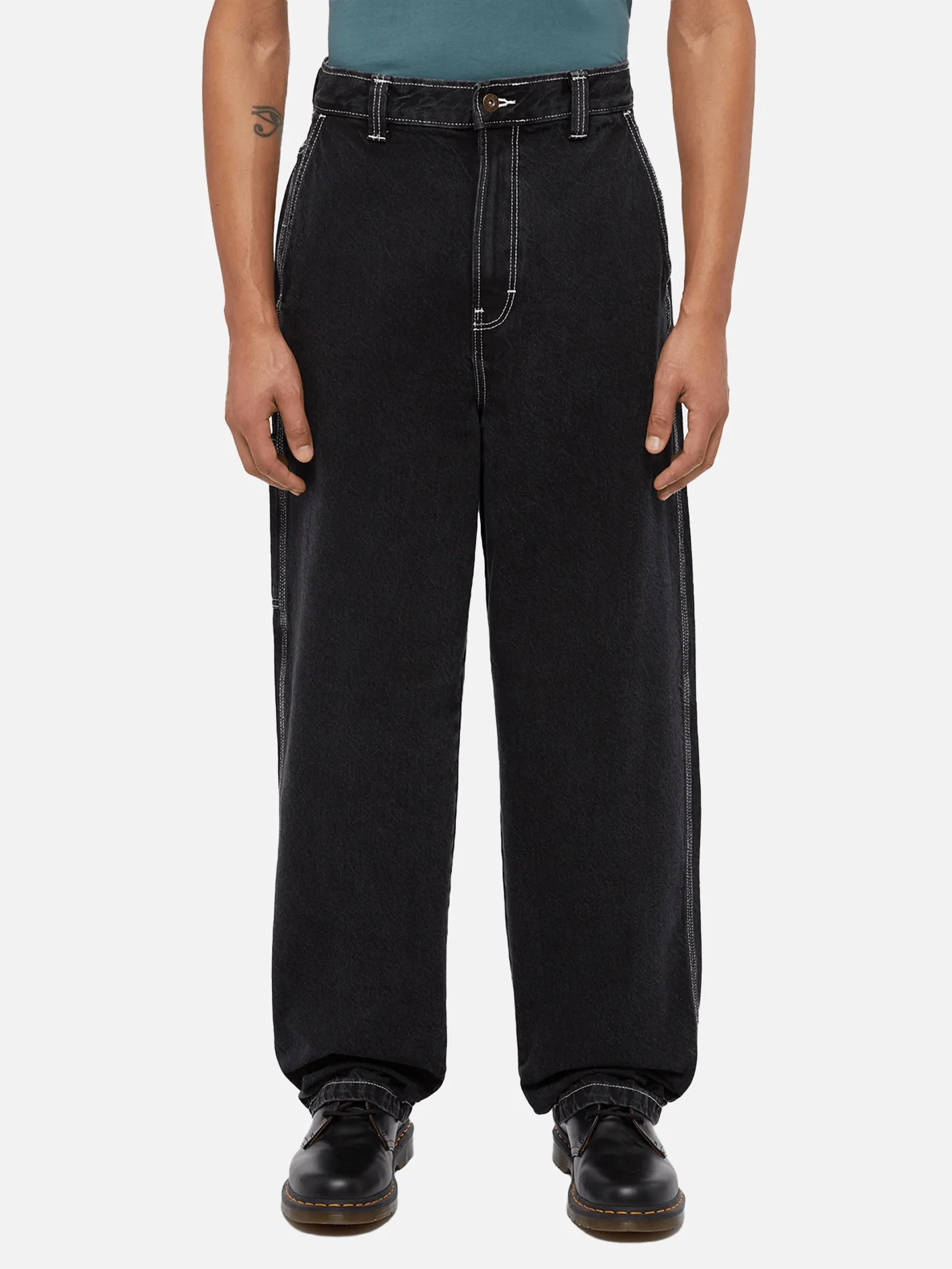 Madison Baggy Fit Denim - Black Wash