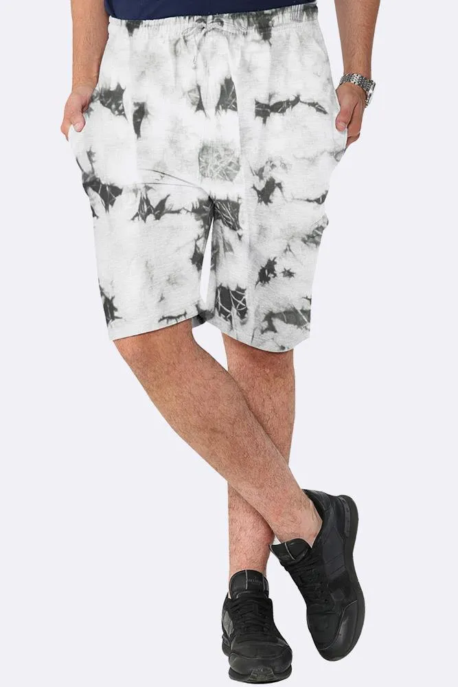 Men Drawcord Side Zipper Plain Shorts