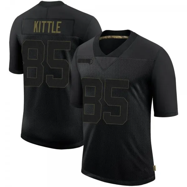 Men's #85 George Kittle SF.49ers Limited Stitched Jerseys
