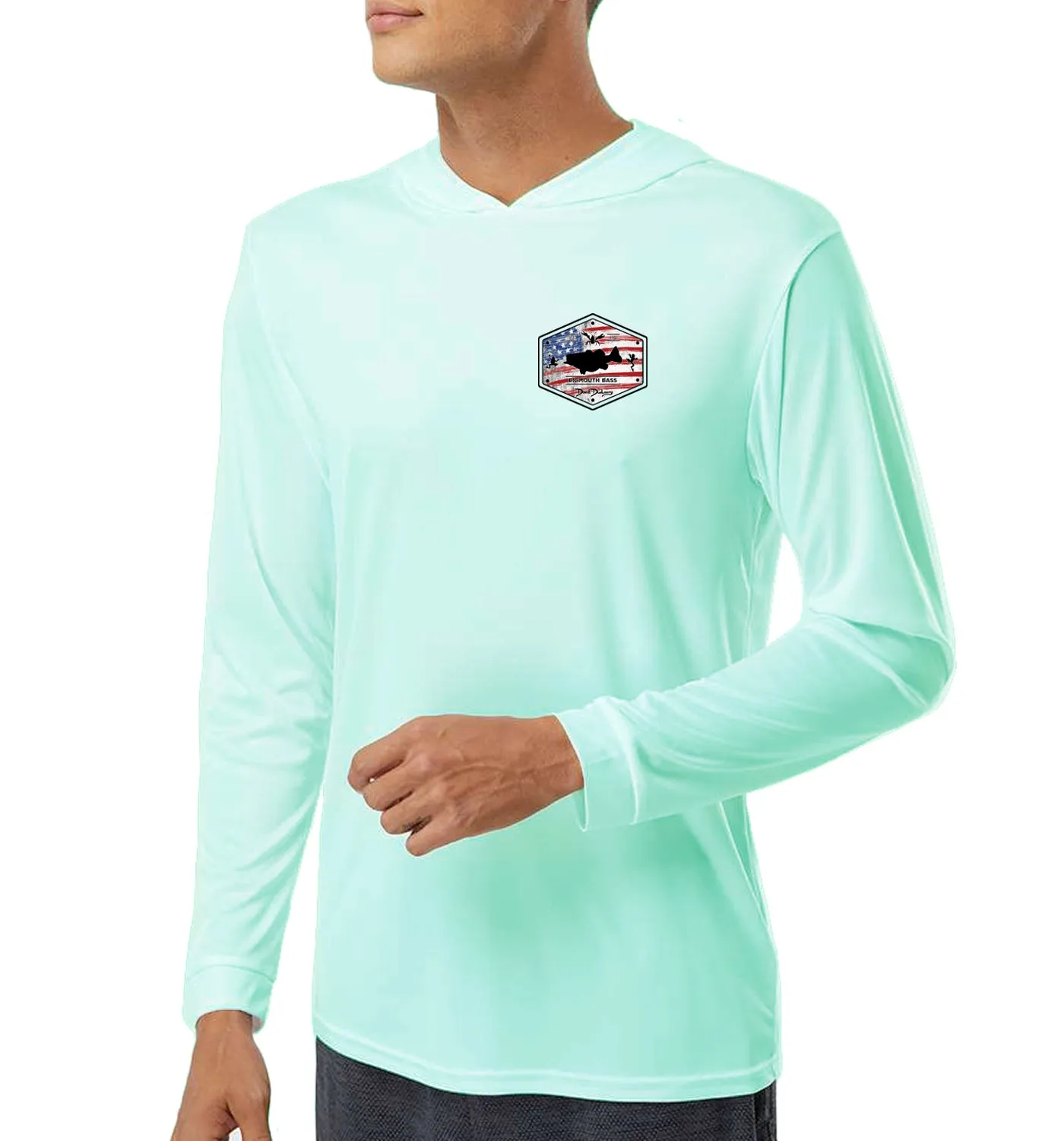 Men's American Largemouth Bass Performance Seagrass Hoodie