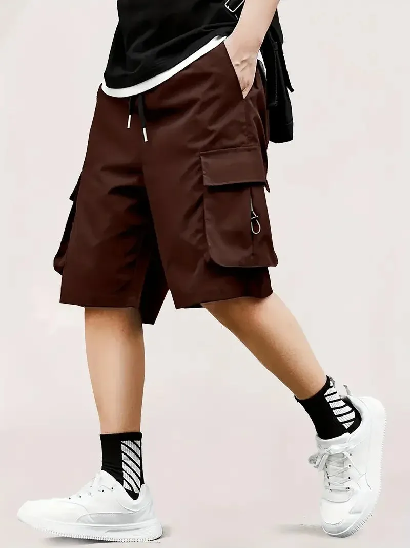 Men's Cargo Shorts, Outdoor, Travel, Casual Sports, Large Pockets, Durable and Comfortable Fabrics, Thin Shorts for Outings 17