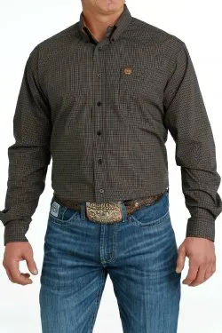 Men's Cinch PLAID BUTTON-DOWN WESTERN SHIRT