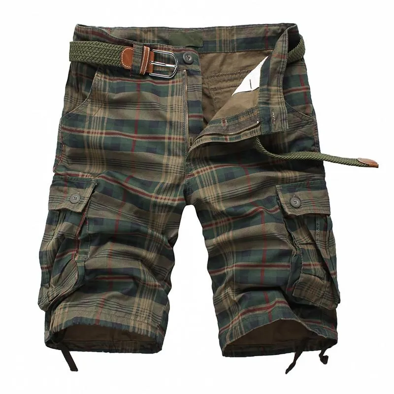 Men's Fashion Plaid Beach Shorts