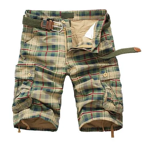 Men's Fashion Plaid Beach Shorts