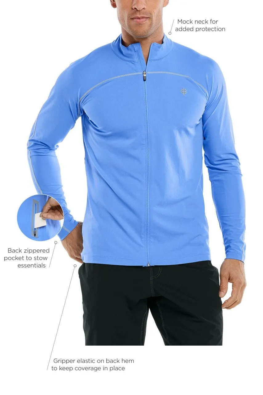 Men's Menorca Long Sleeve Water Jacket  |  Surf Blue