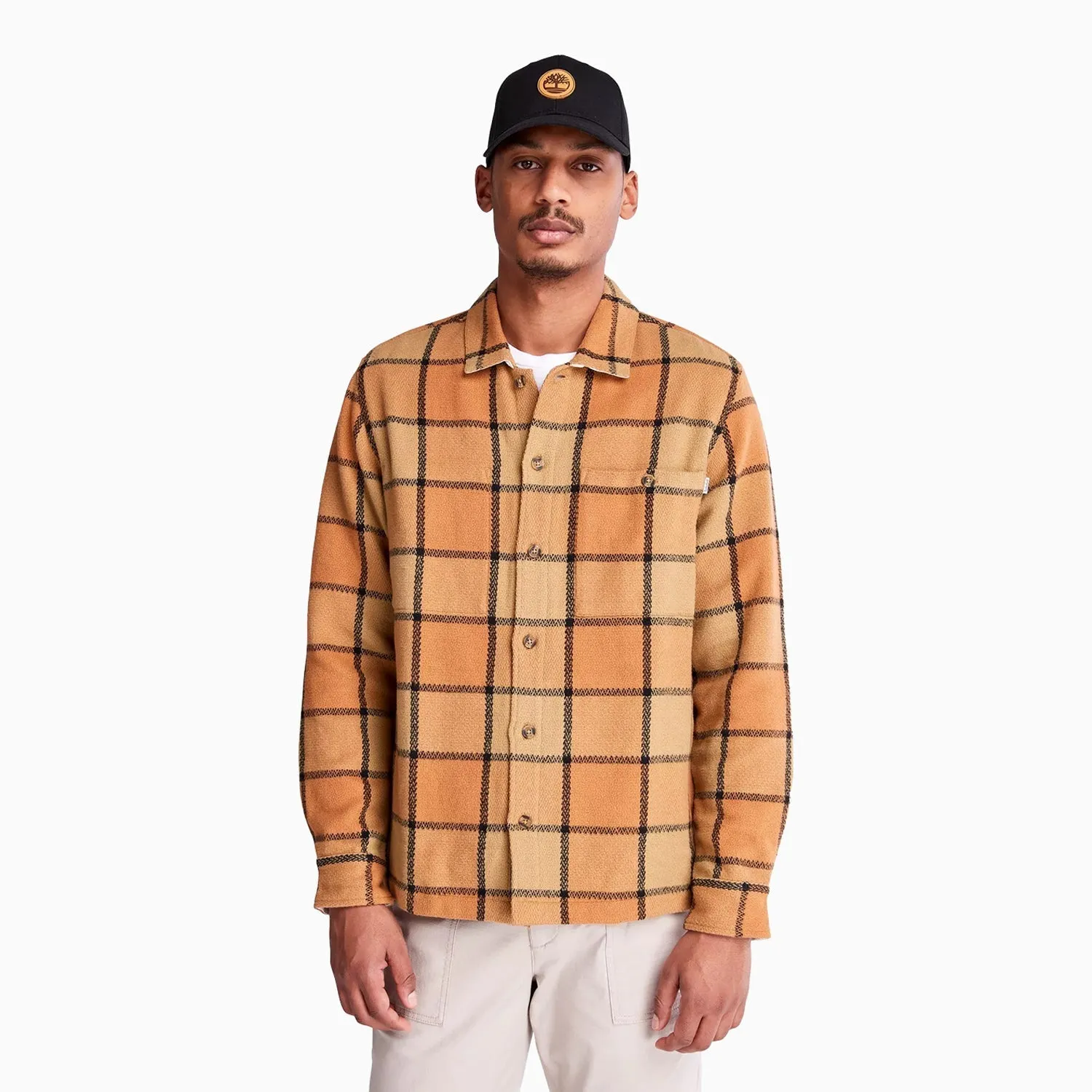 Men's Plaid Woven Overshirt