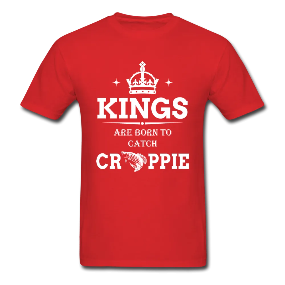 Men's "Kings Are Born" Red Short Sleeve T-Shirt