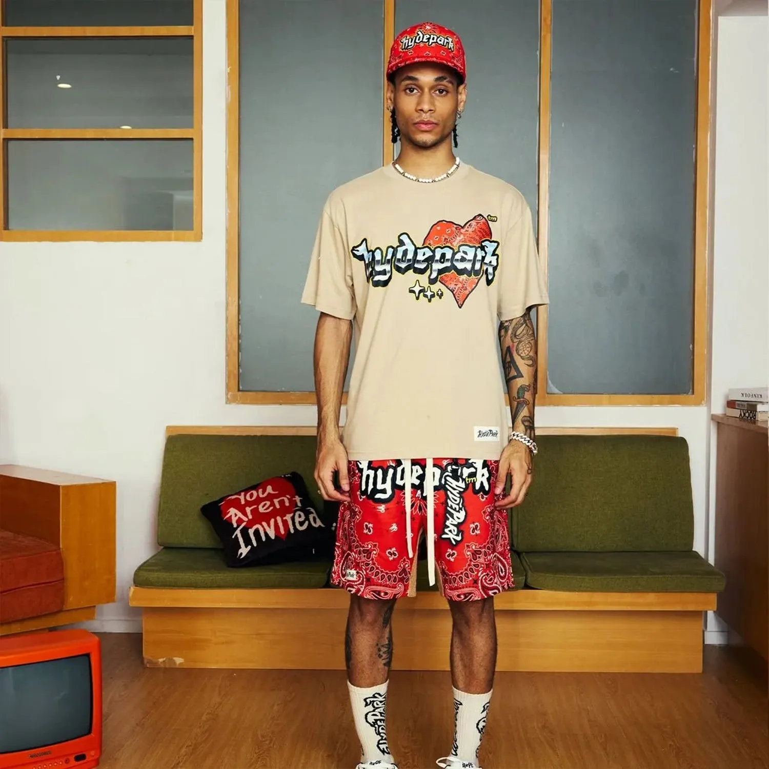 Men's Slab Heart Short Sleeve T-Shirt