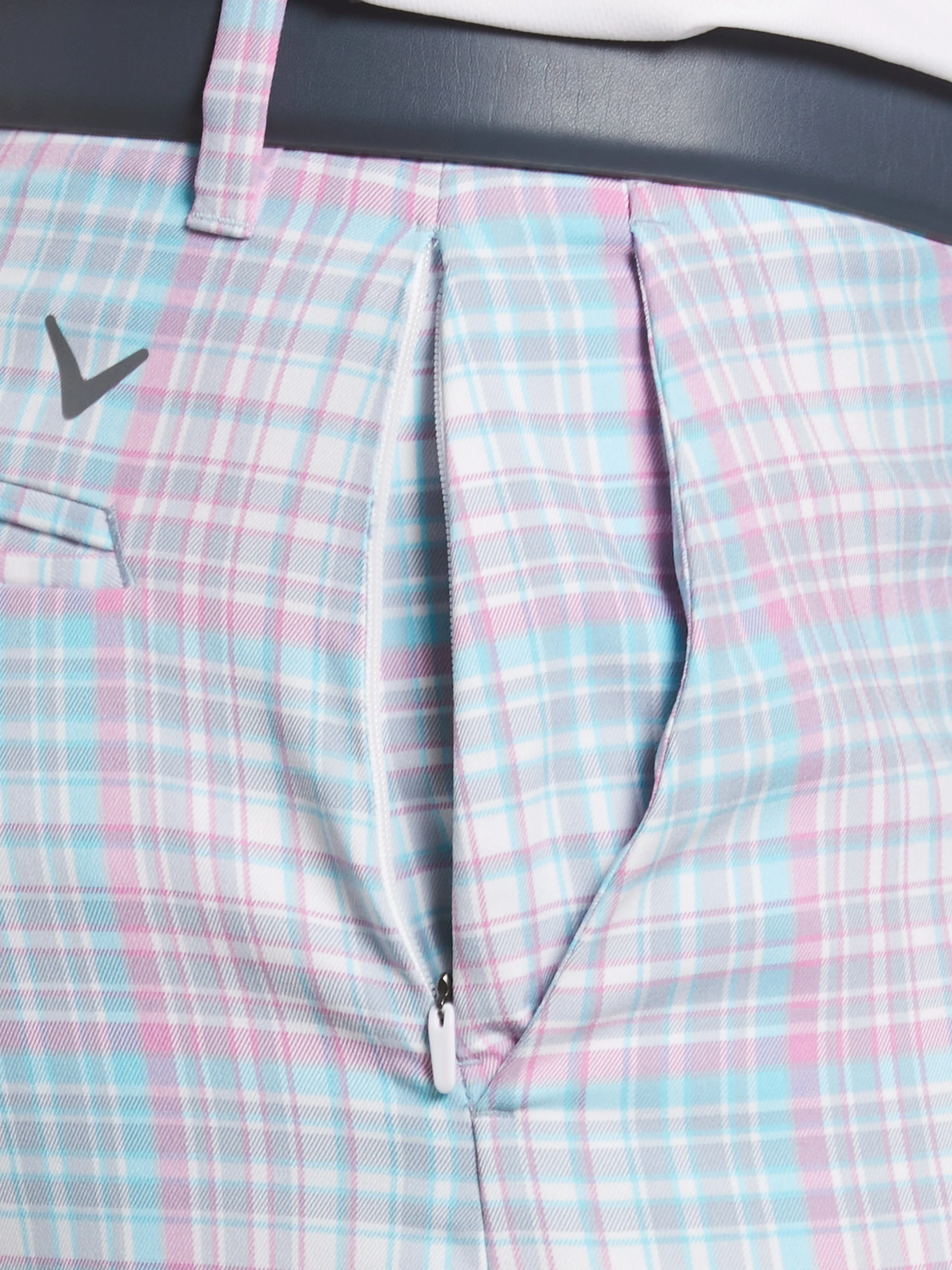 Mens Sun Worn Plaid Ergo Short