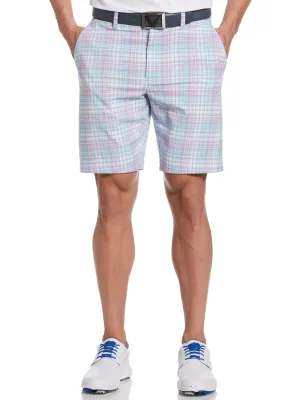 Mens Sun Worn Plaid Ergo Short