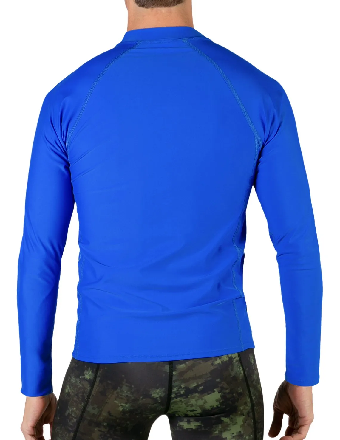 Men's  Swim Performance Long Sleeve Rash Guard - Navy