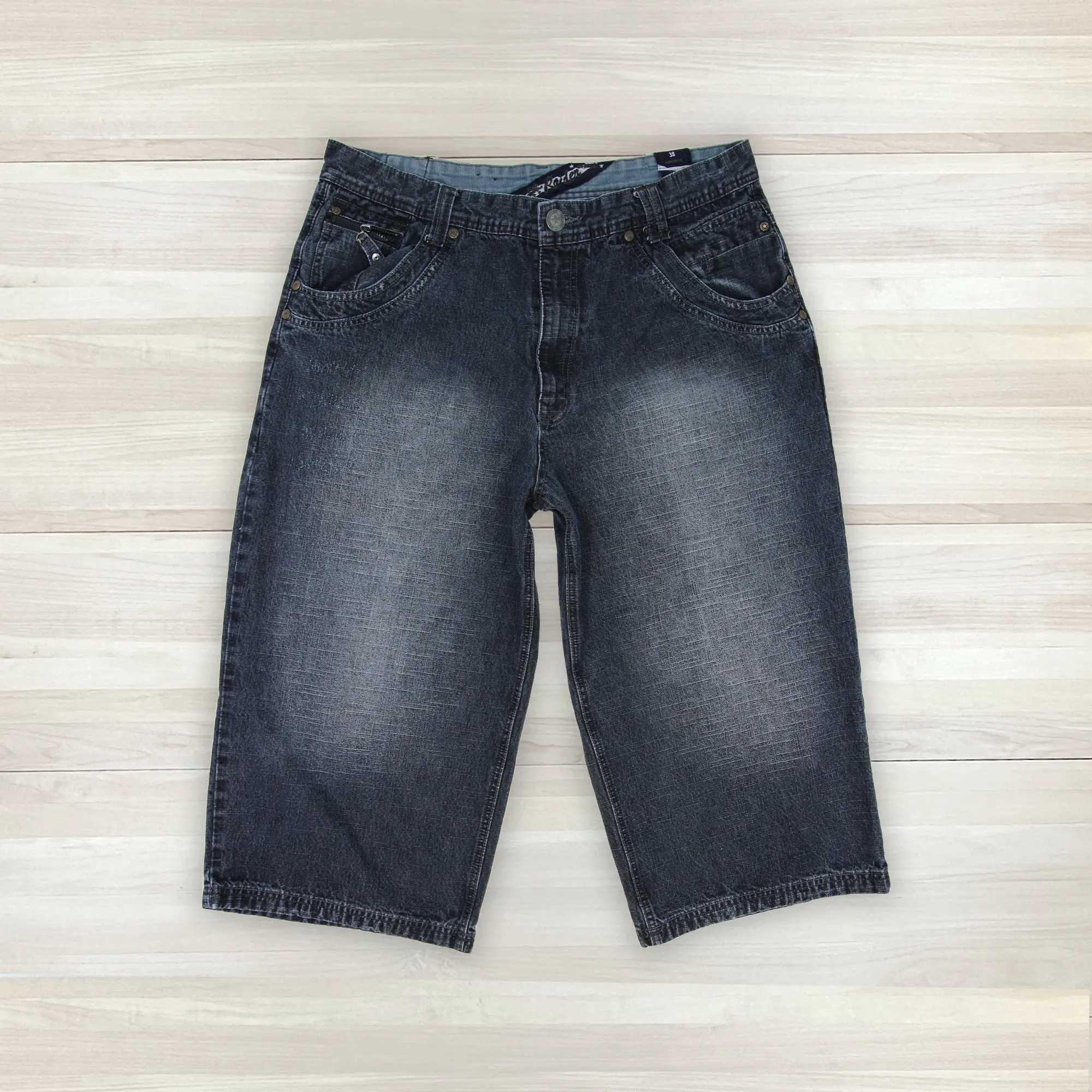 Men's Vintage Raider Jean Co Skater Denim Shorts - Waist 36